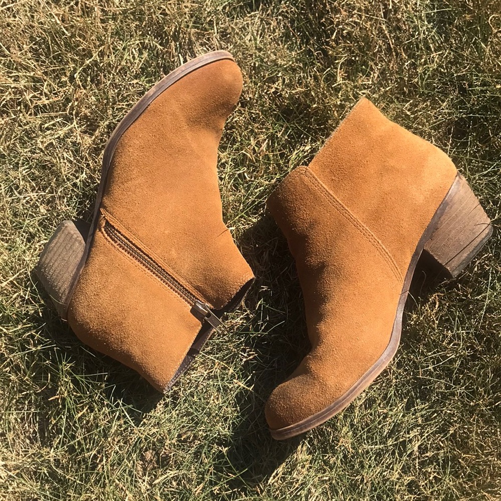 Aldo Chestnut Ankle Boots